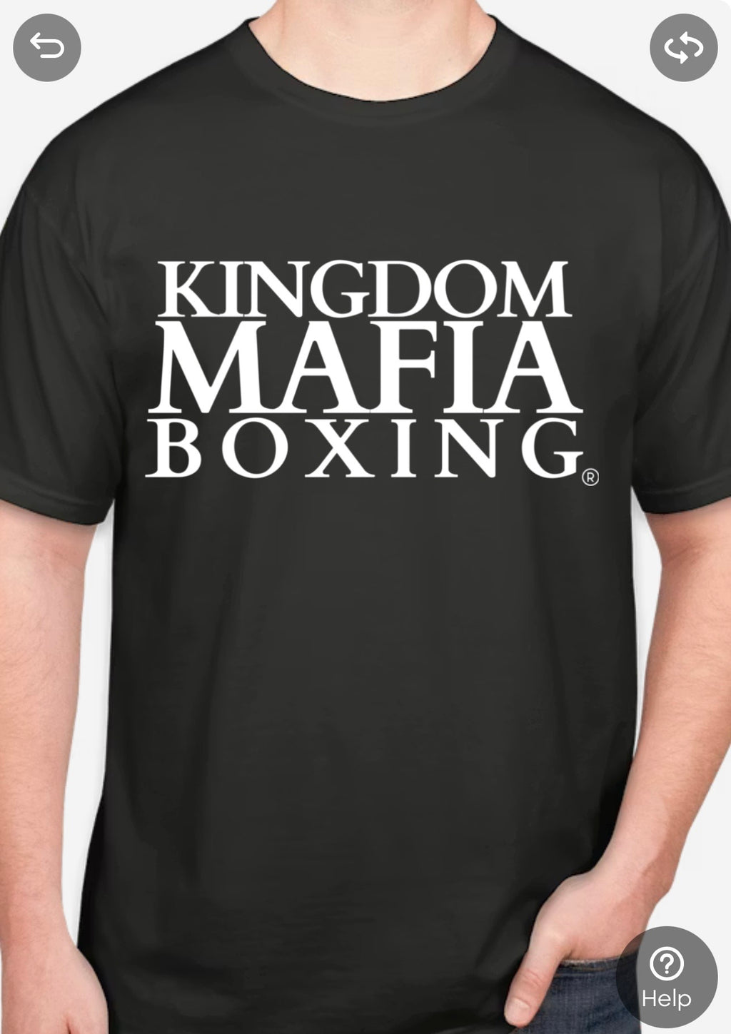 Kingdom Mafia Boxing® Signature Shirt Size Large PRESALE SHIPS 4/1
